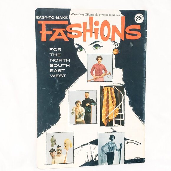 Easy To Make Fashions Magazine American Thread Star Crochet Knitting Vintage - Picture 2 of 9